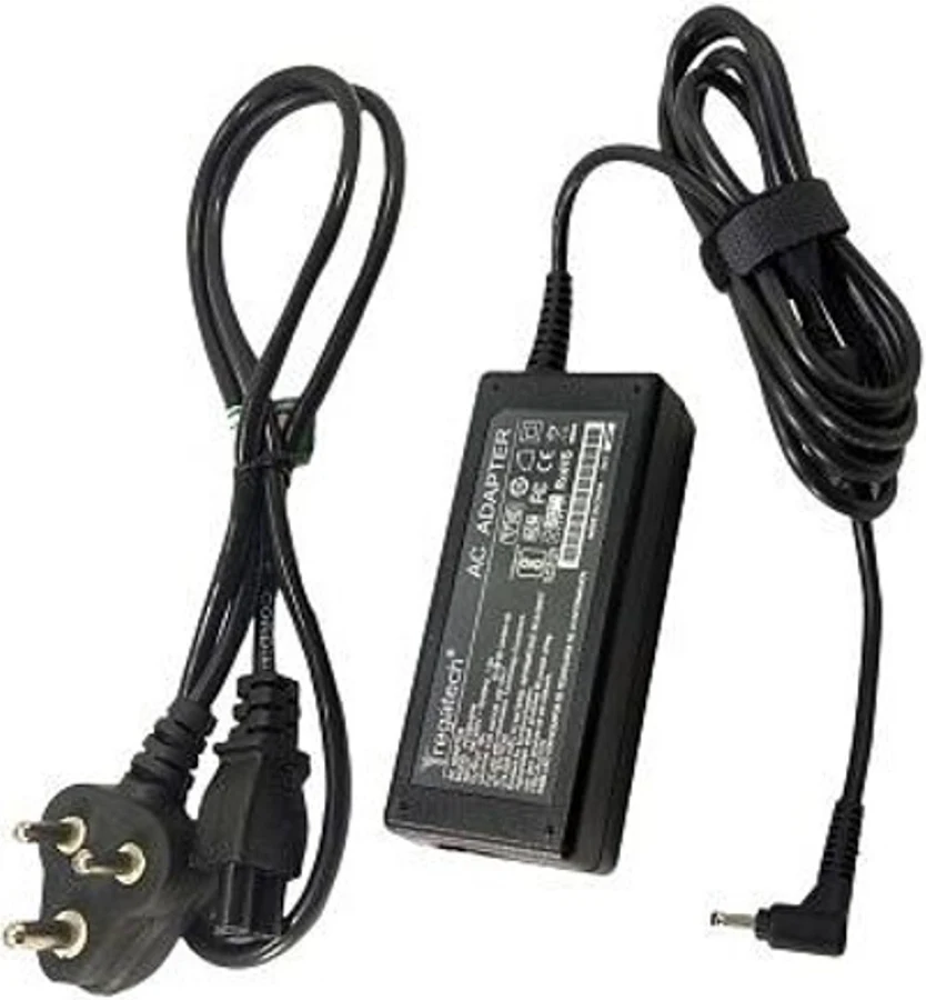 65W Acer black patli pin Laptop Charger for Acer laptop  (Refurbished)
